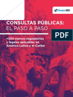 Consultas Publicas El Paso A Paso 300 Marcos Regulatorios y Legales Aplicables en America Latina y El Caribe