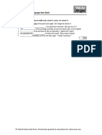 Unit Test 7 and 8 Language Item Bank: Grammar 1 Complete The Sentences With Was, Wasn't, Were, or Weren't