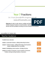 Yr7 Fractions