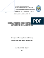 Ensayo-Estrategias Del Desarrollo Afectivo en Los Niños