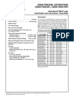 CD54/74HC540, CD74HCT540, CD54/74HC541, CD54/74HCT541: High-Speed CMOS Logic Octal Buffer and Line Drivers, Three-State