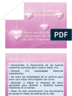 Cómo Mejorar Nuestras Relaciones Humanas - Breve Estudio Sobre Los 5 Lenguajes Del Amor de Gary Chapman