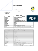 The City School: The Phantom Tollbooth Class 7 Vocabulary List First Term Milo