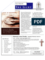 Farmington Lutheran Church March 2011 Newsletter