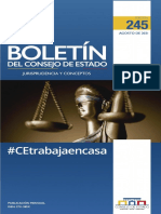 Boletin 245 Consejo de Estado