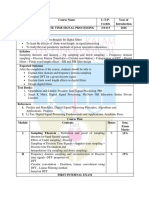 IC304 Discrete Time Signal Processing