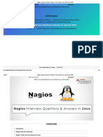 Nagios Interview Questions & Answers in Linux (Admin, Core, Real Time) For 2020