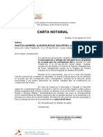 Carta Notarial Travolta