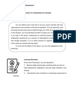 Lesson 2.2. Assessment in Learning 1