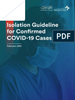 Isolation Guideline For Confirmed COVID-19 Cases - EN