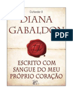 8 - Escrito Com Sangue Do Meu Próprio Coração - Diana Gabaldon