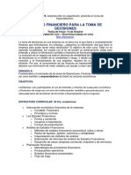 Analisis Financieros para La Toma de Decisiones