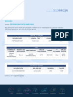 Cotización FCL 213882JR - CONGELADOS CRISS