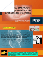 SIGNOS DEL EMBARAZO Presuntivos de Probabilidad y Certeza