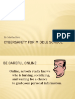 Cybersafety For Middle School Slideshow