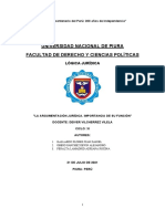 G2 - La Argumentación Jurídica. Importancia de Su Función