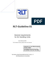 RLT-Guideline 01: General Requirements For Air Handling Units