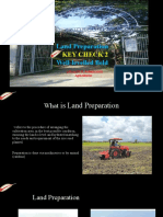 Land Preparation Well-Levelled Field: Key Check 2