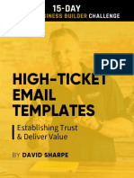 High-Ticket Email Templates: Online Business Builder