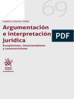 Argumentación e Interpretación Jurídica