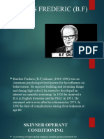 Burrhus Frederic (B.F) Skinner (1904-1990)