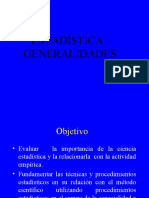 Estadistica Generalidades