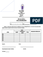 BE Form 6 DAILY ACCOMPLISHMENT REPORT