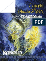 Courts of The Shadow Fey - Bonus Handouts