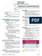 Dispensing2 Lab - Therapeutic Incompatibilities