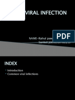 Viral Infection: NAME-Rahul Pawar (Roll No.17) Sanket Joshi (Roll No.25)