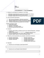 Contabiidade Básica Exercício 3 Patrimônio 1 Parte 2015-1