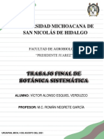 Trabajo Final de Botánica Sistemática 