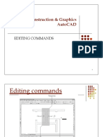 Building Construction & Graphics Autocad: Editing Commands