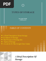 Types of Storage