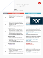 Plan Calendario Microeconomia