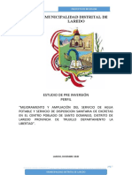 Perfil Saneamiento Santo Domingo