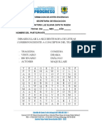 Sopa de Letras Actividad 1