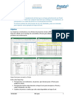 Catalogo Excel2Presto