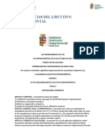 Competencias Del Ejecutivo Departamental y Municipal