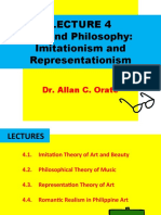 Lecture 4 - Imitationism and Representationism