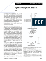 Design For Punching Shear Strength With ACI 318-95: Aci Structural Journal Technical Paper