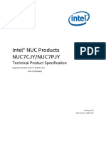 Intel® NUC Products Nuc7Cjy/Nuc7Pjy: Technical Product Specification