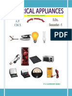 ELECTRICAL APPLIANCES B.Sc. SEMESTER 1