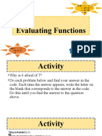 Evaluating Functions