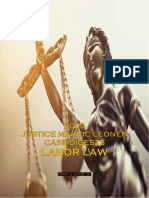 2 Labor Law Justice Leonen Case Digests