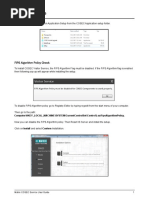 Visitor Service: FIPS Algorithm Policy Check