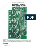 Rotating Clock Divider Shuffling Clock Multiplier: Kit Builder's Guide For PCB v1.0.4