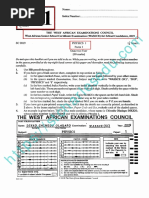 Free WAEC Physics Past Questions PDF Download