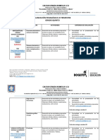 Planeación Pedagógica Iii Trimestre Grado Quinto: Colegio Germán Arciniegas I.E.D