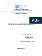 Adopcion de Las Niif en Venezuela